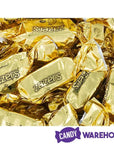 Zazers Gold Foiled Peach Chewy Candy: 1LB Bag