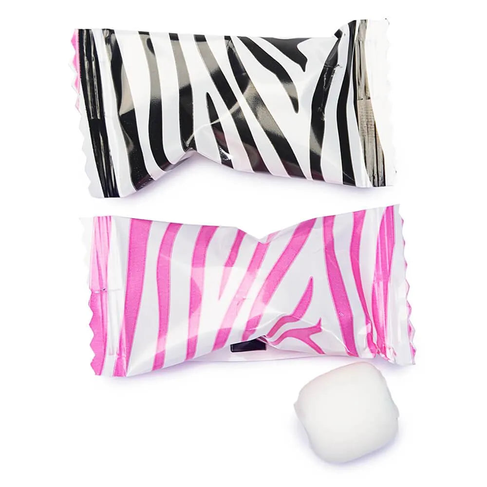 Zebra Prints Wrapped Butter Mint Creams: 300-Piece Case