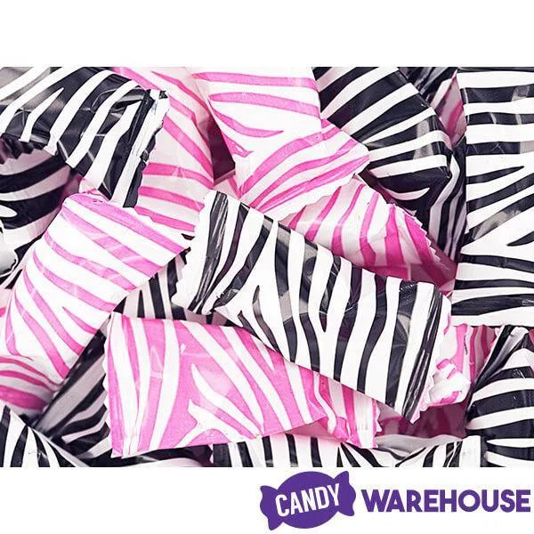 Zebra Prints Wrapped Butter Mint Creams: 300-Piece Case